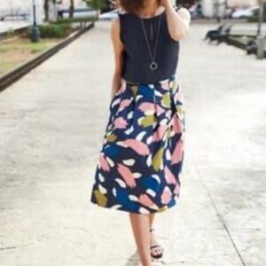 Boden Floral  Patterned Skirt